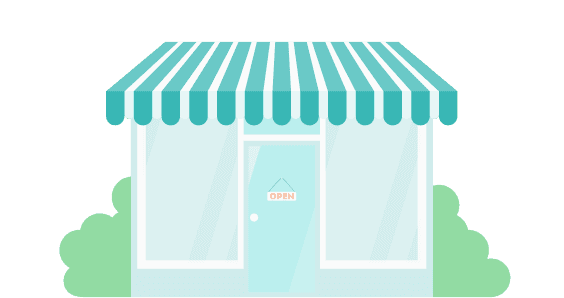Dollar General store illustration