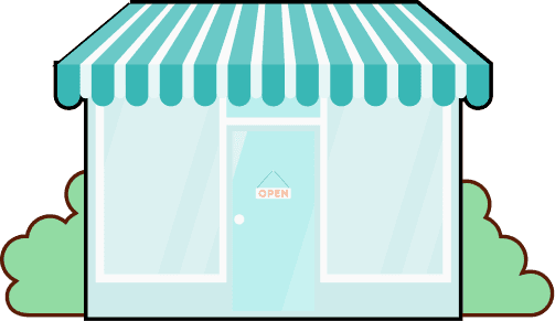 Open store illustration